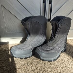 Men's Charcoal Waterproof Snow Boots